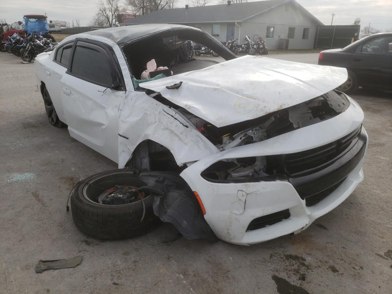 DODGE CHARGER R/ 2018 with VIN 2C3CDXCT7JH315038 - Photo from auction