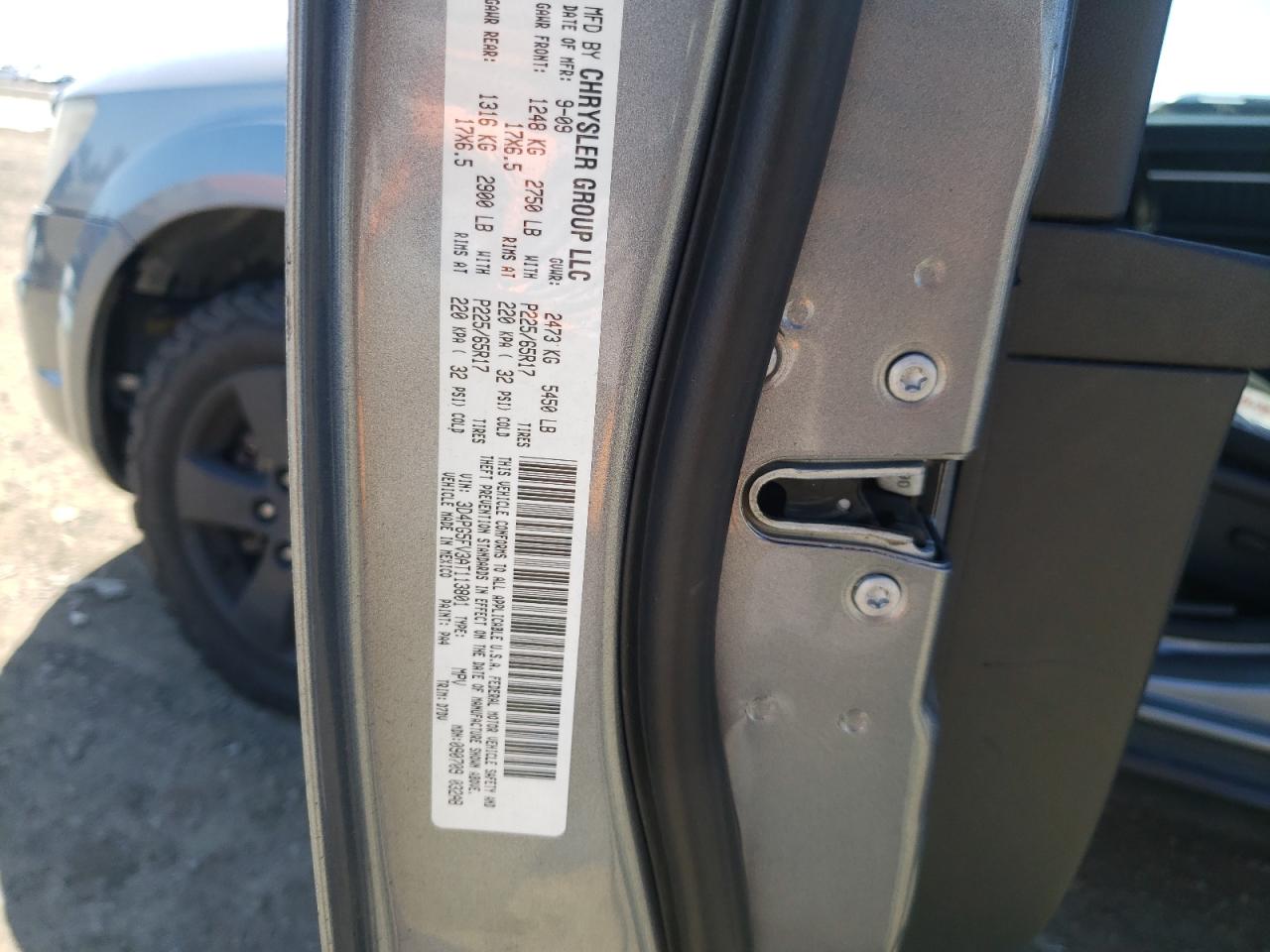 Photo 10 from auction – 2010 DODGE JOURNEY SX with VIN 3D4PG5FV3AT113801