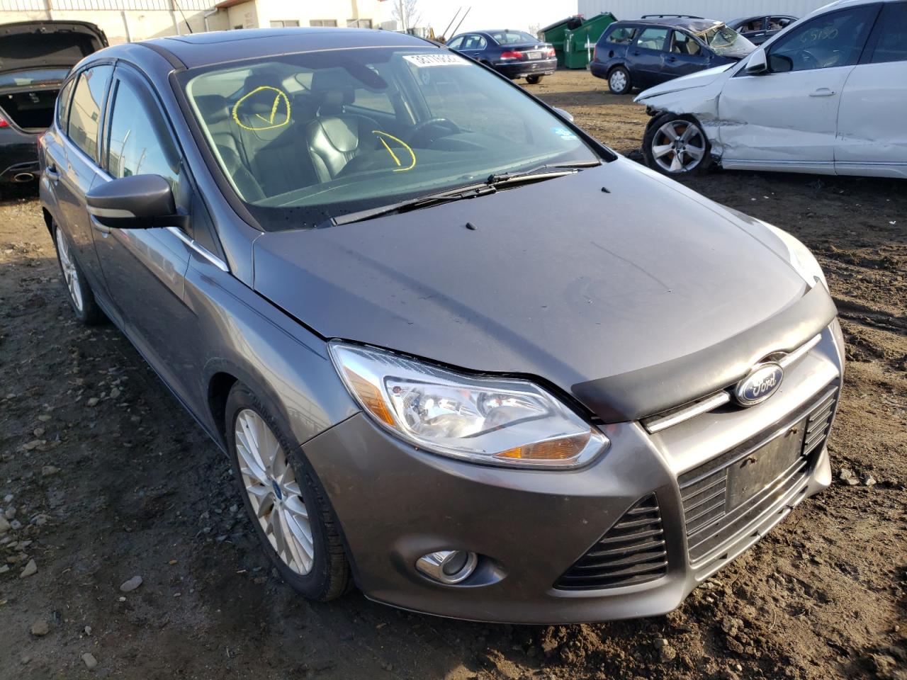 FORD FOCUS SEL 2012 with VIN 1FAHP3M28CL144867 - Photo from auction