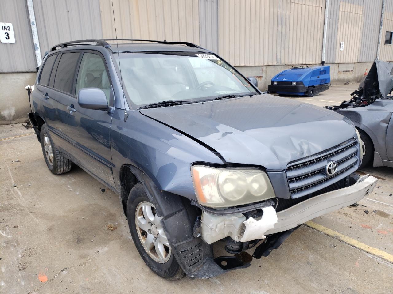 TOYOTA HIGHLANDER 2003 with VIN JTEHF21A930154484 - Photo from auction