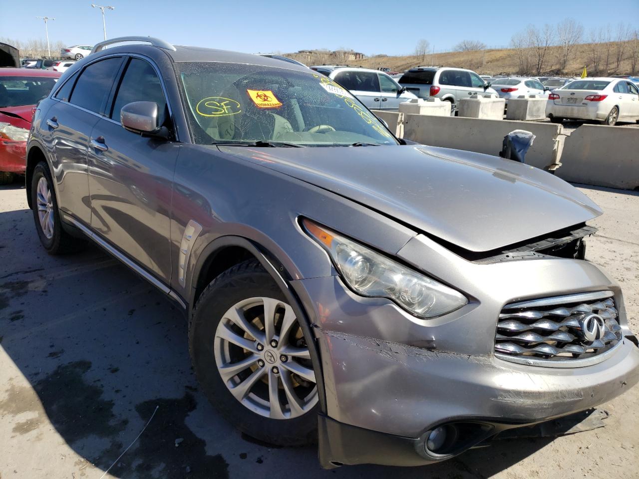 INFINITI FX35 2009 with VIN JNRAS18U79M102753 - Photo from auction