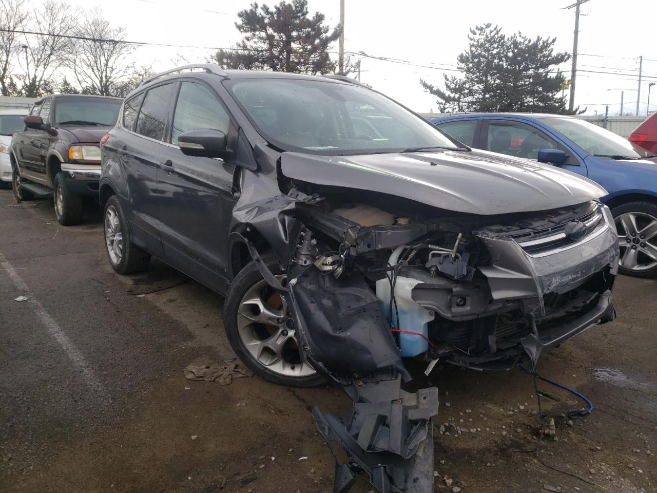 FORD ESCAPE TIT 2014 with VIN 1FMCU0J90EUA28391 - Photo from auction