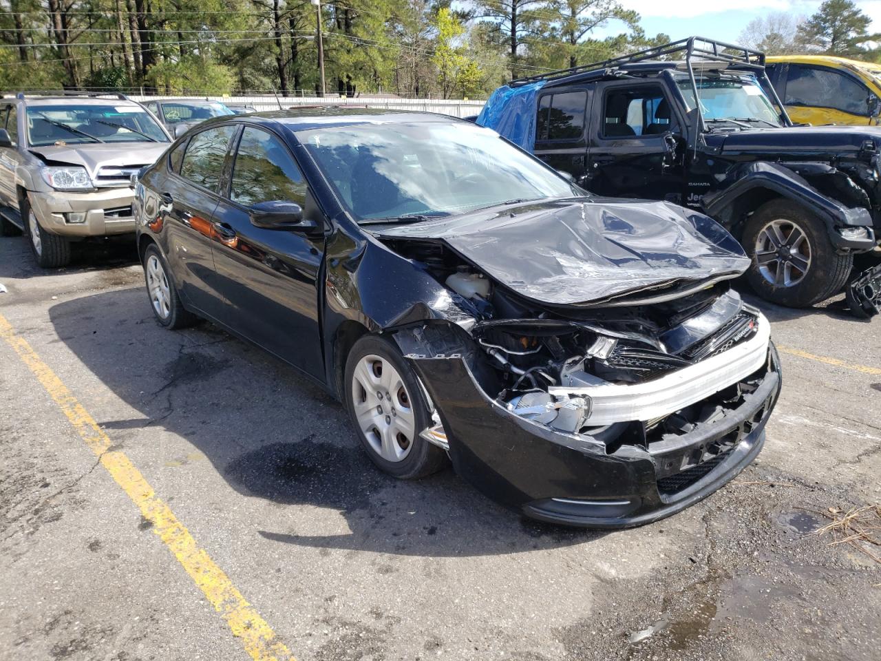 DODGE DART SE 2015 with VIN 1C3CDFAA4FD254117 - Photo from auction