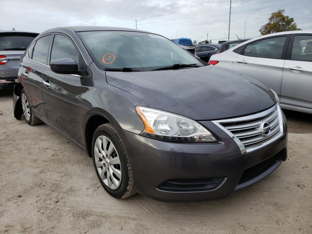 Photo 1 from auction – 2015 NISSAN SENTRA S with VIN 3N1AB7AP3FL634341