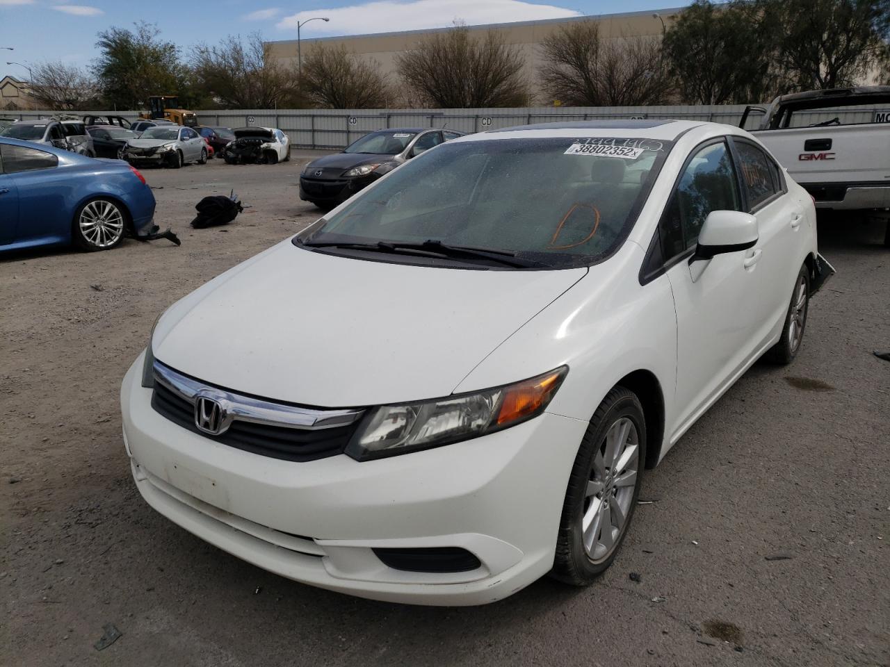 Photo 2 from auction – 2012 HONDA CIVIC EX with VIN 19XFB2F82CE326441