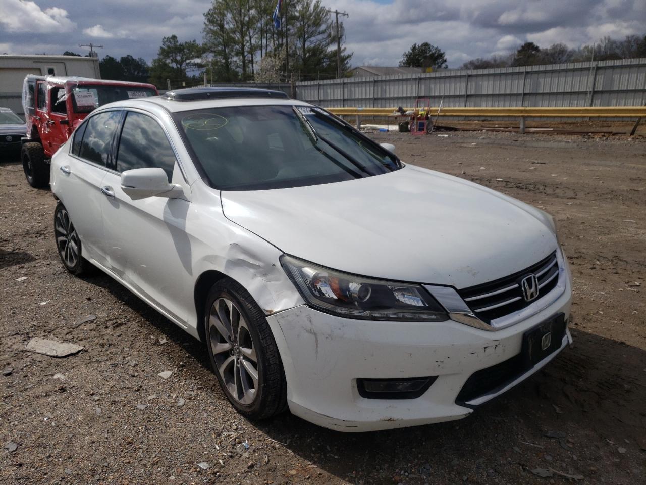 HONDA ACCORD EXL 2014 with VIN 1HGCR3F82EA027768 - Photo from auction