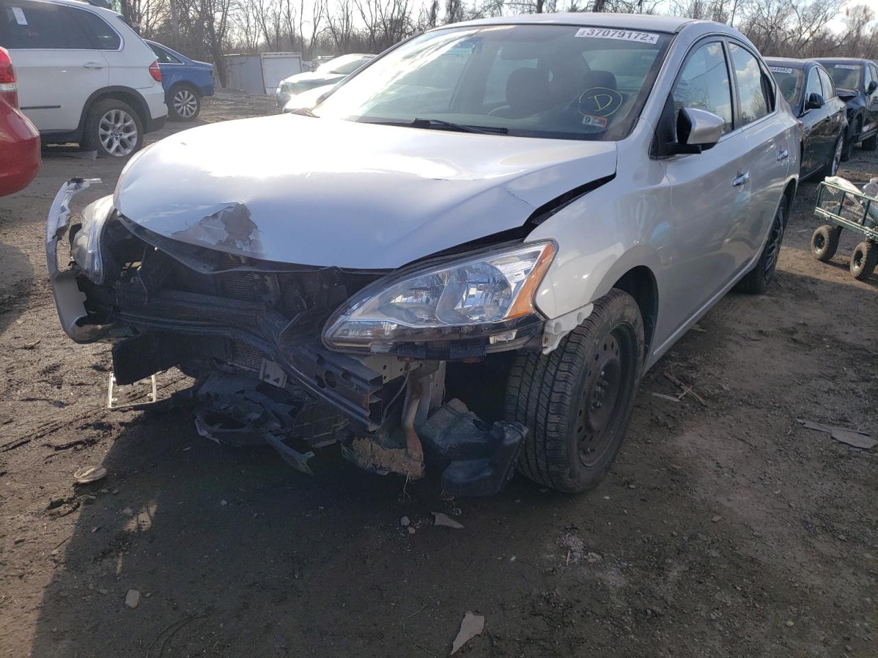 Photo 2 from auction – 2015 NISSAN SENTRA S with VIN 3N1AB7AP2FL655021