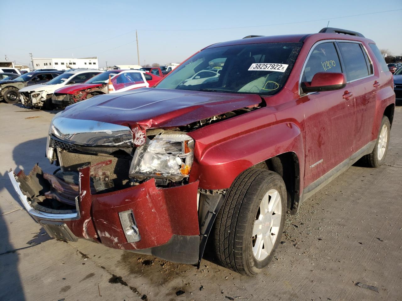 Photo 2 from auction – 2012 GMC TERRAIN SL with VIN 2GKALSEK4C6320892