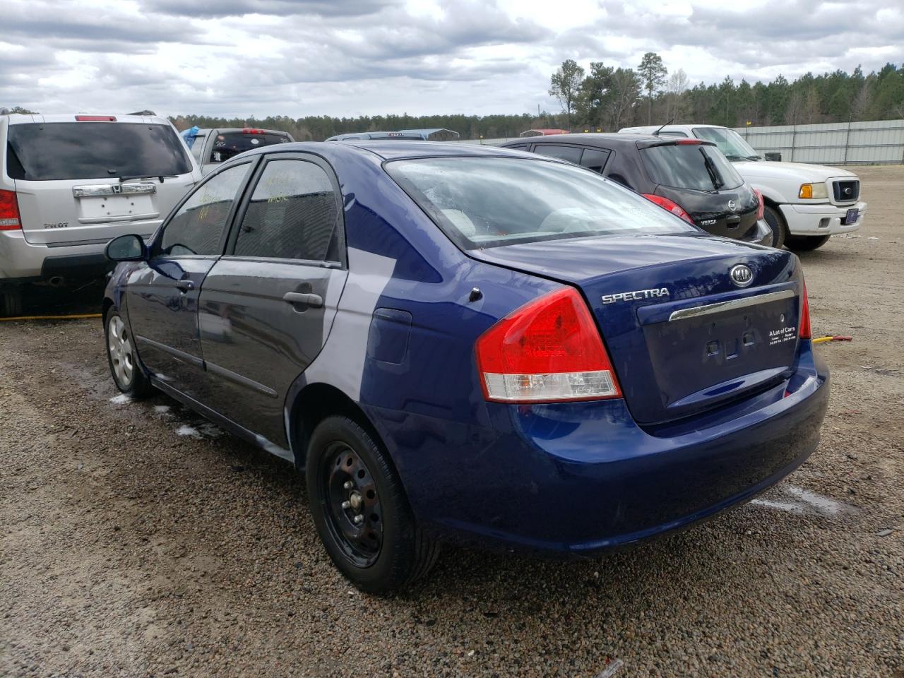 Photo 3 from auction – 2007 KIA SPECTRA EX with VIN KNAFE121675420704