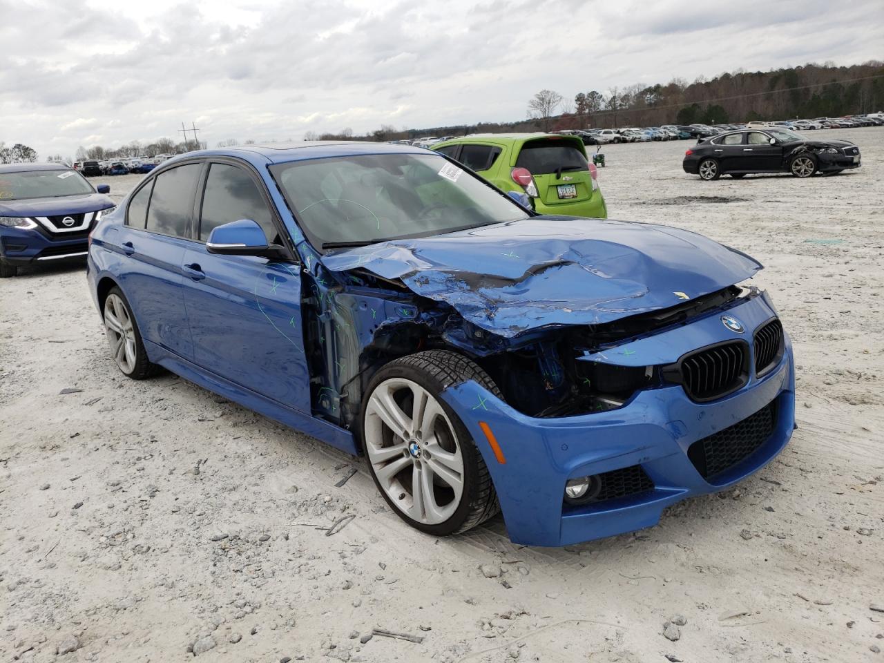 BMW 328 I SULE 2016 with VIN WBA8E9G53GNT83016 - Photo from auction