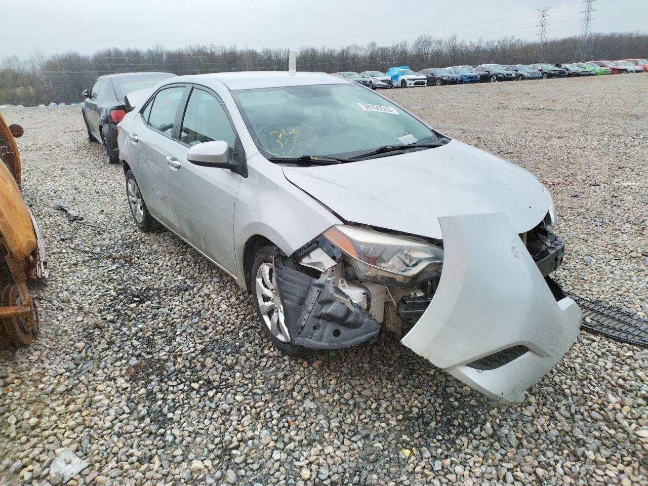 TOYOTA COROLLA L 2014 with VIN 5YFBURHE2EP063518 - Photo from auction