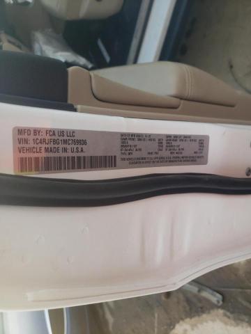 Photo 10 from auction – 2021 JEEP GRAND CHER with VIN 1C4RJFBG1MC769936