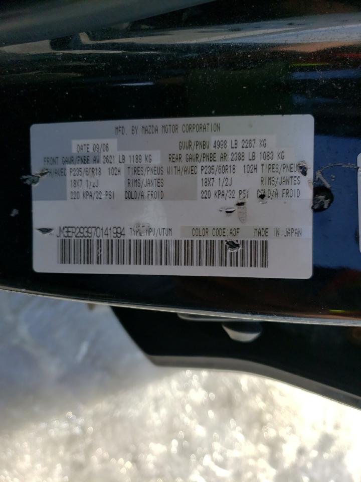 Photo 10 from auction – 2007 MAZDA CX-7 with VIN JM3ER293970141994