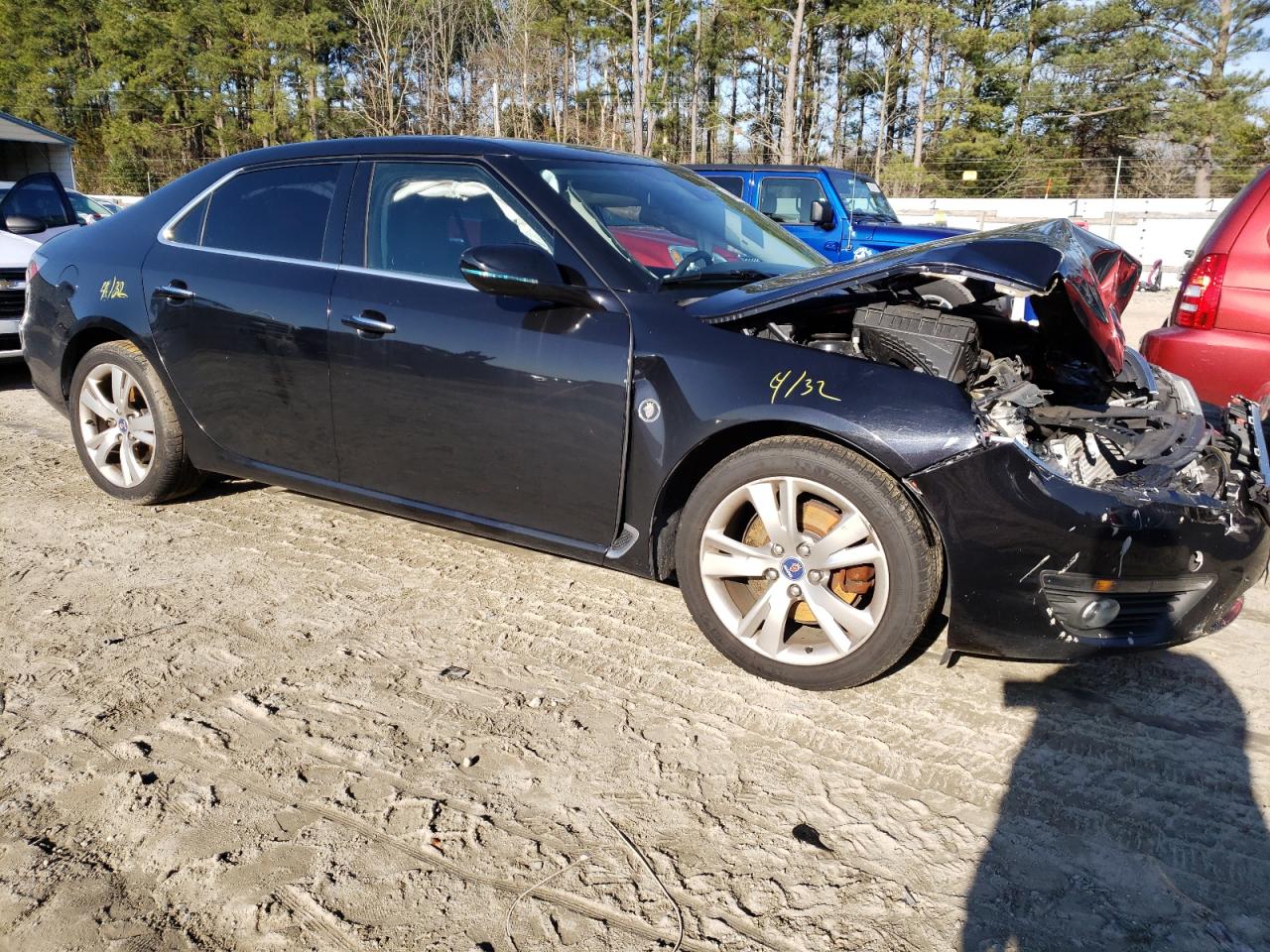 SAAB 9-5 TURBO 2011 with VIN YS3GN4AR1B4003742 - Photo from auction