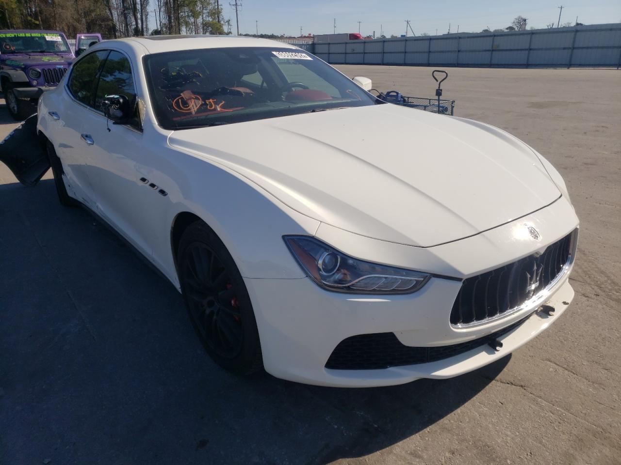 MASERATI GHIBLI S 2017 with VIN ZAM57RTAXH1213601 - Photo from auction