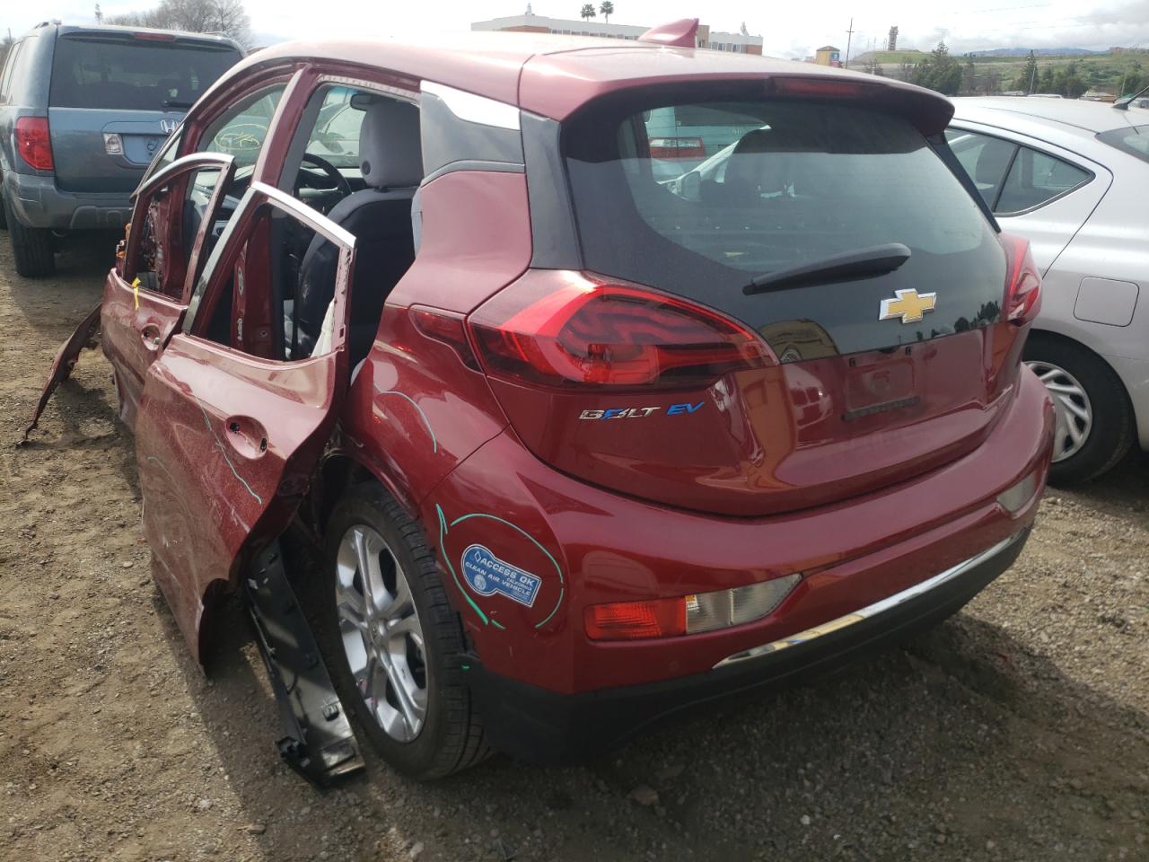 Photo 3 from auction – 2021 CHEVROLET BOLT EV LT with VIN 1G1FY6S03M4100054