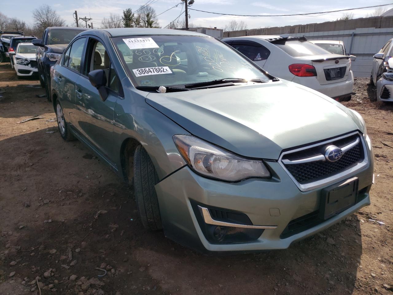 SUBARU IMPREZA 2016 with VIN JF1GJAA62GH020109 - Photo from auction