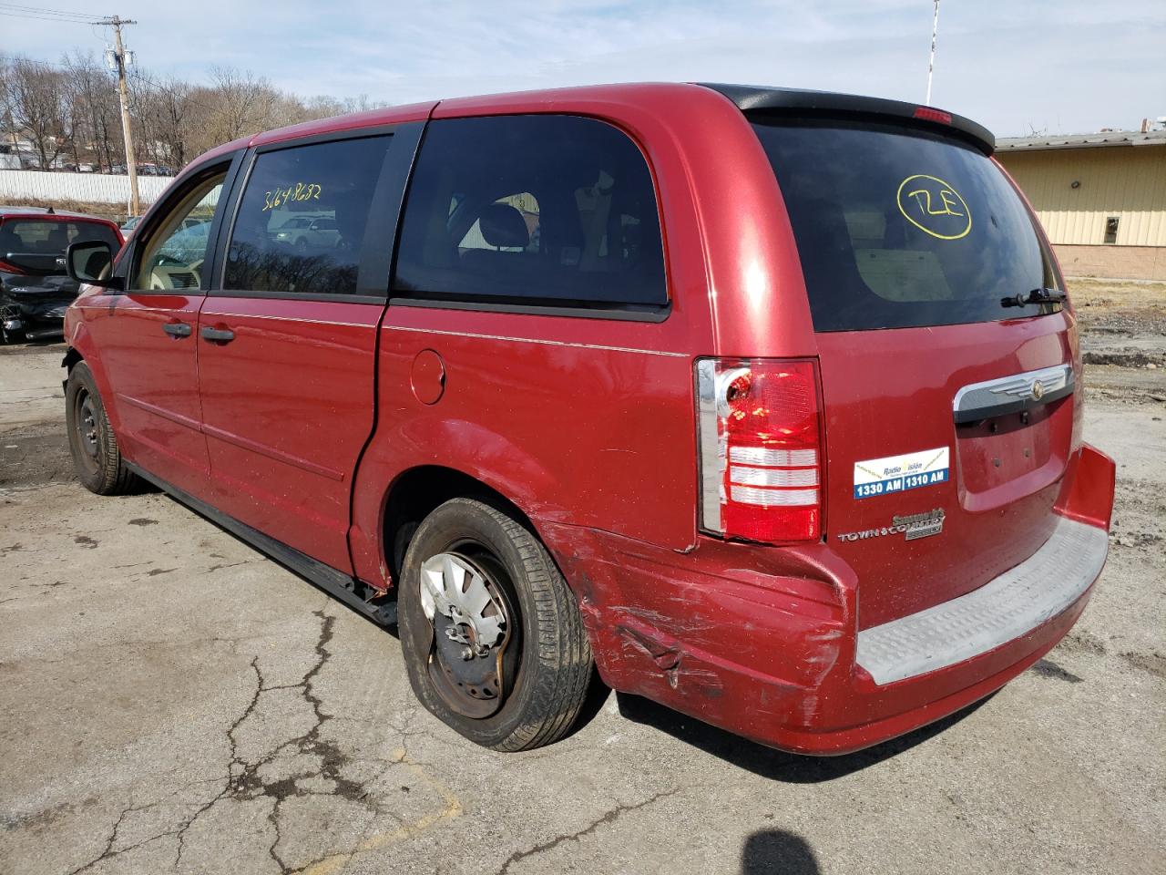 Photo 3 from auction – 2008 CHRYSLER TOWN & COU with VIN 2A8HR44H48R643350