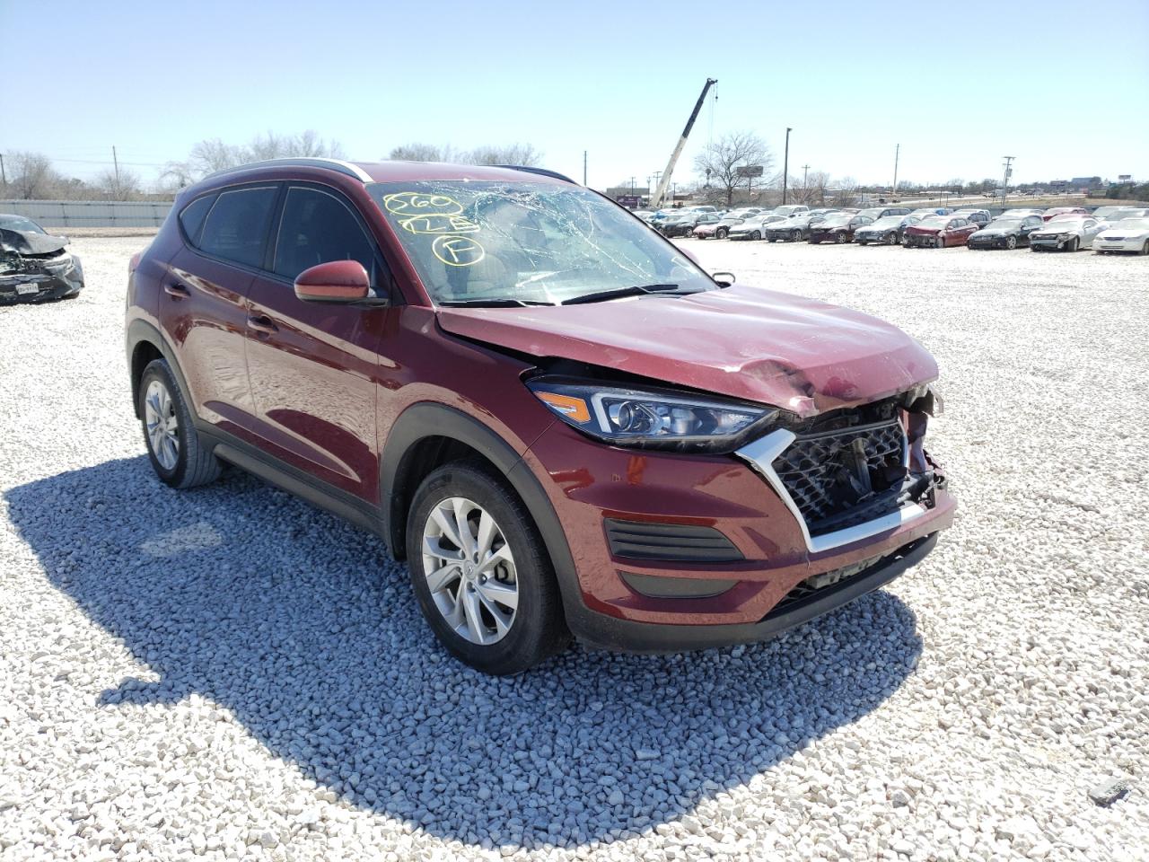 Photo 1 from auction – 2020 HYUNDAI TUCSON LIM with VIN KM8J33A49LU237352