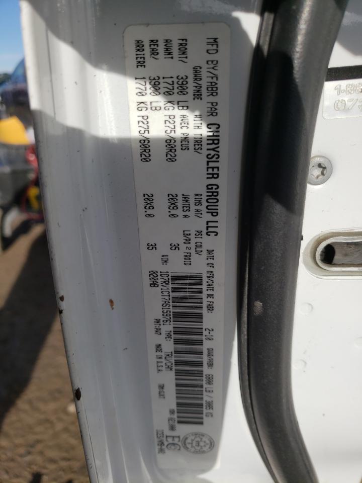 Photo 10 from auction – 2010 DODGE RAM 1500 with VIN 1D7RV1CT7AS159761
