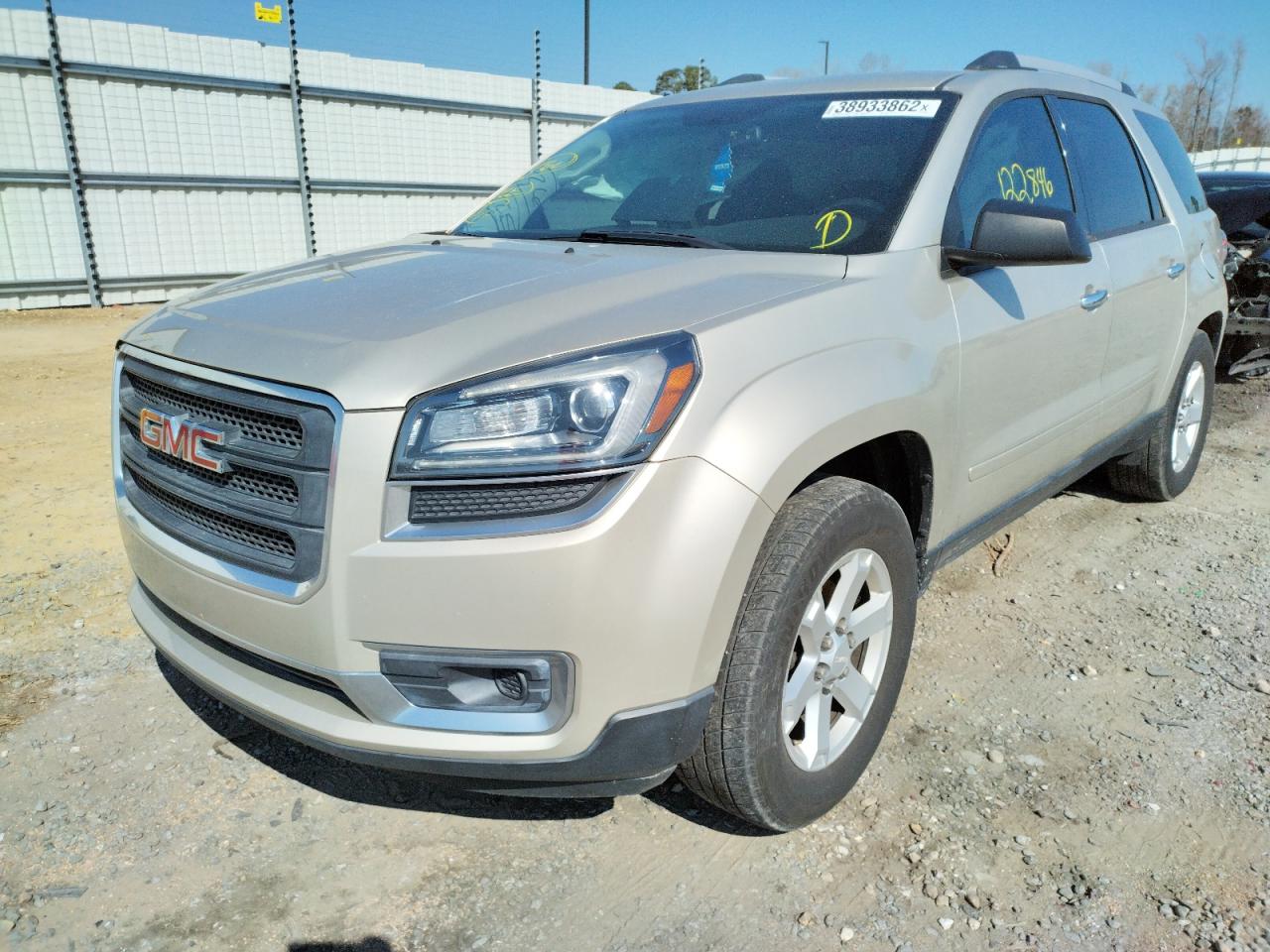 Photo 2 from auction – 2014 GMC ACADIA SLE with VIN 1GKKRPKDXEJ163753