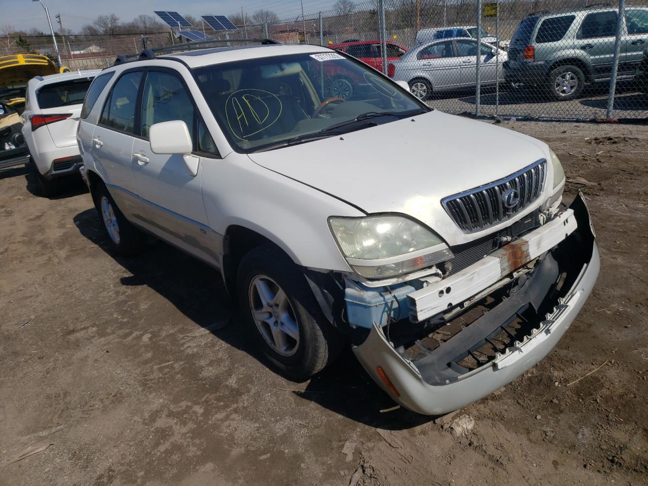LEXUS RX 300 2002 with VIN JTJGF10UX20128445 - Photo from auction