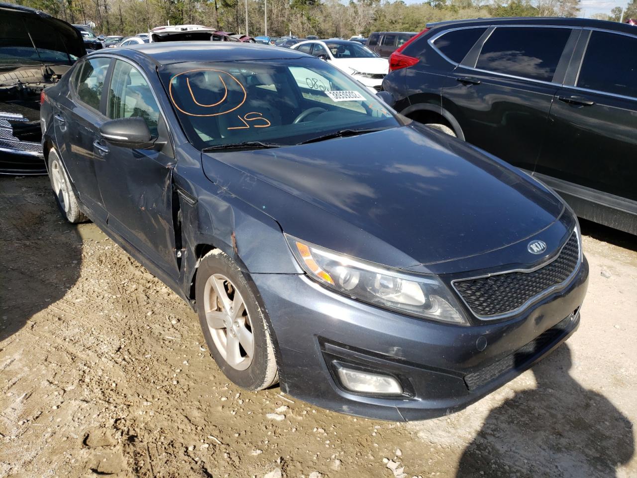 KIA OPTIMA LX 2015 with VIN KNAGM4A77F5546194 - Photo from auction
