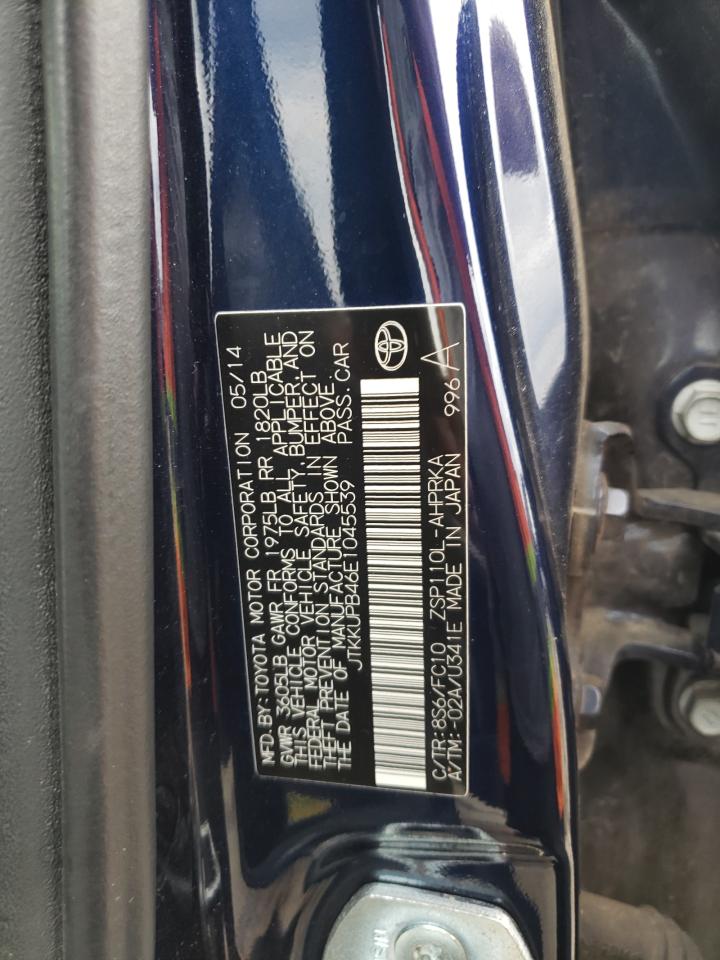 Photo 10 from auction – 2014 TOYOTA SCION XD with VIN JTKKUPB46E1045539