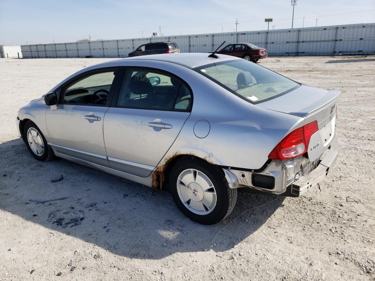 Photo 3 from auction – 2007 HONDA CIVIC HYBR with VIN JHMFA36277S003993