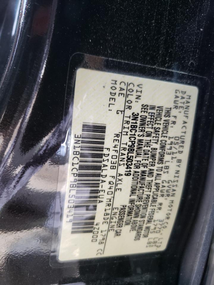 Photo 10 from auction – 2011 NISSAN VERSA S with VIN 3N1BC1CP9BL503419