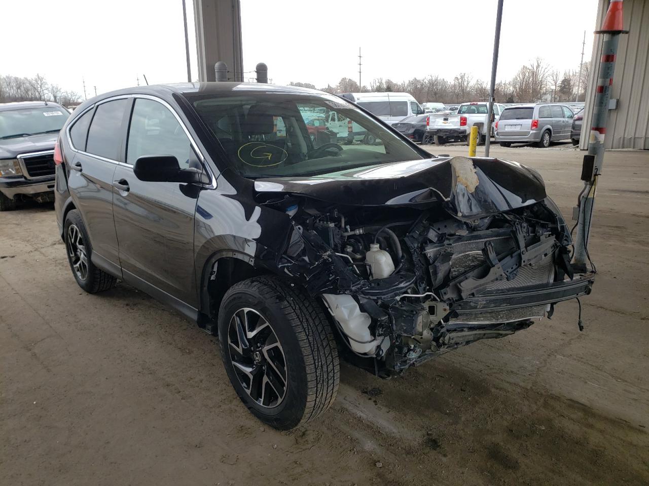 HONDA CR-V SE 2016 with VIN 2HKRM4H4XGH682621 - Photo from auction