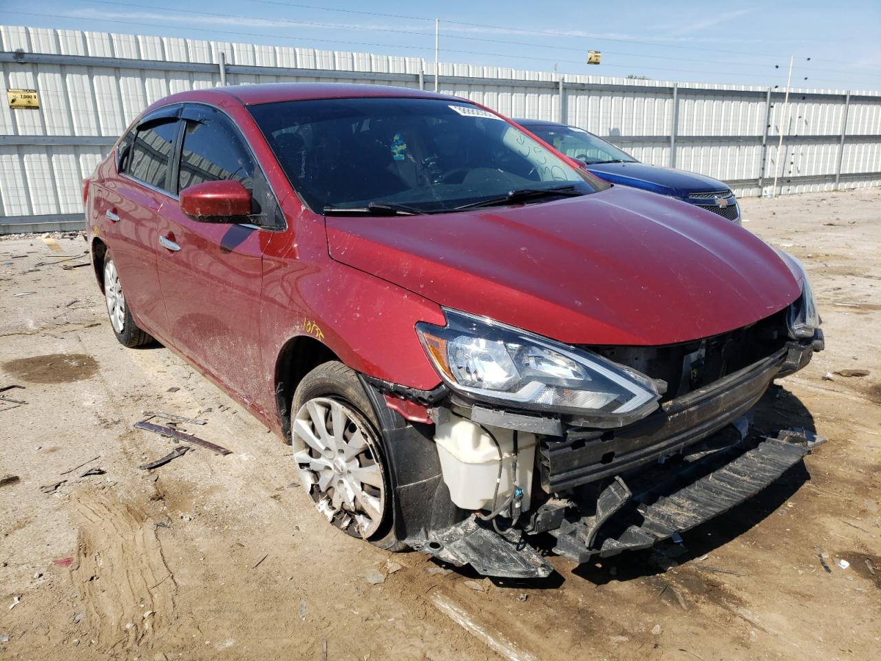 NISSAN SENTRA S 2016 with VIN 3N1AB7AP6GL663074 - Photo from auction