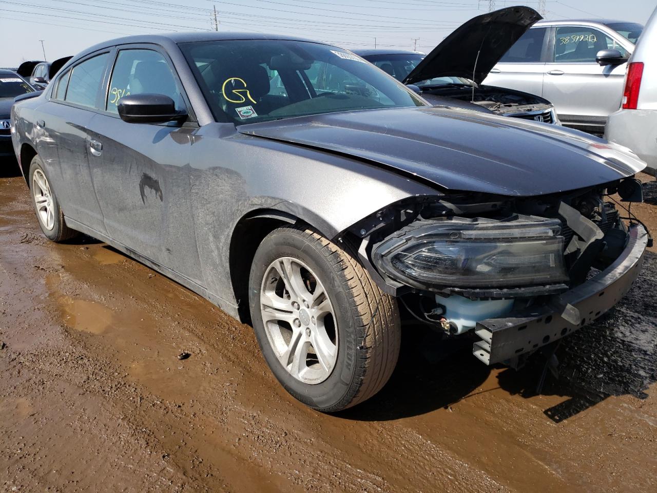 DODGE CHARGER SE 2015 with VIN 2C3CDXBG1FH835988 - Photo from auction