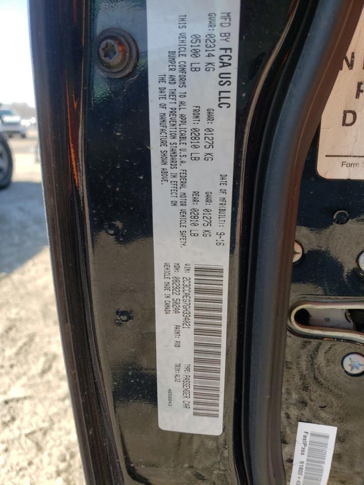 Photo 10 from auction – 2016 CHRYSLER 300C with VIN 2C3CCAEG7GH334021