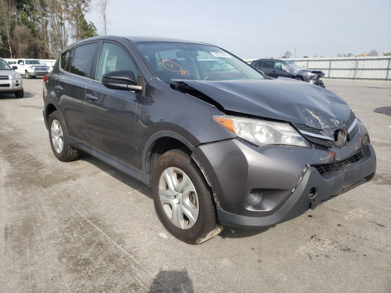 TOYOTA RAV4 LE 2015 with VIN 2T3ZFREV1FW142103 - Photo from auction