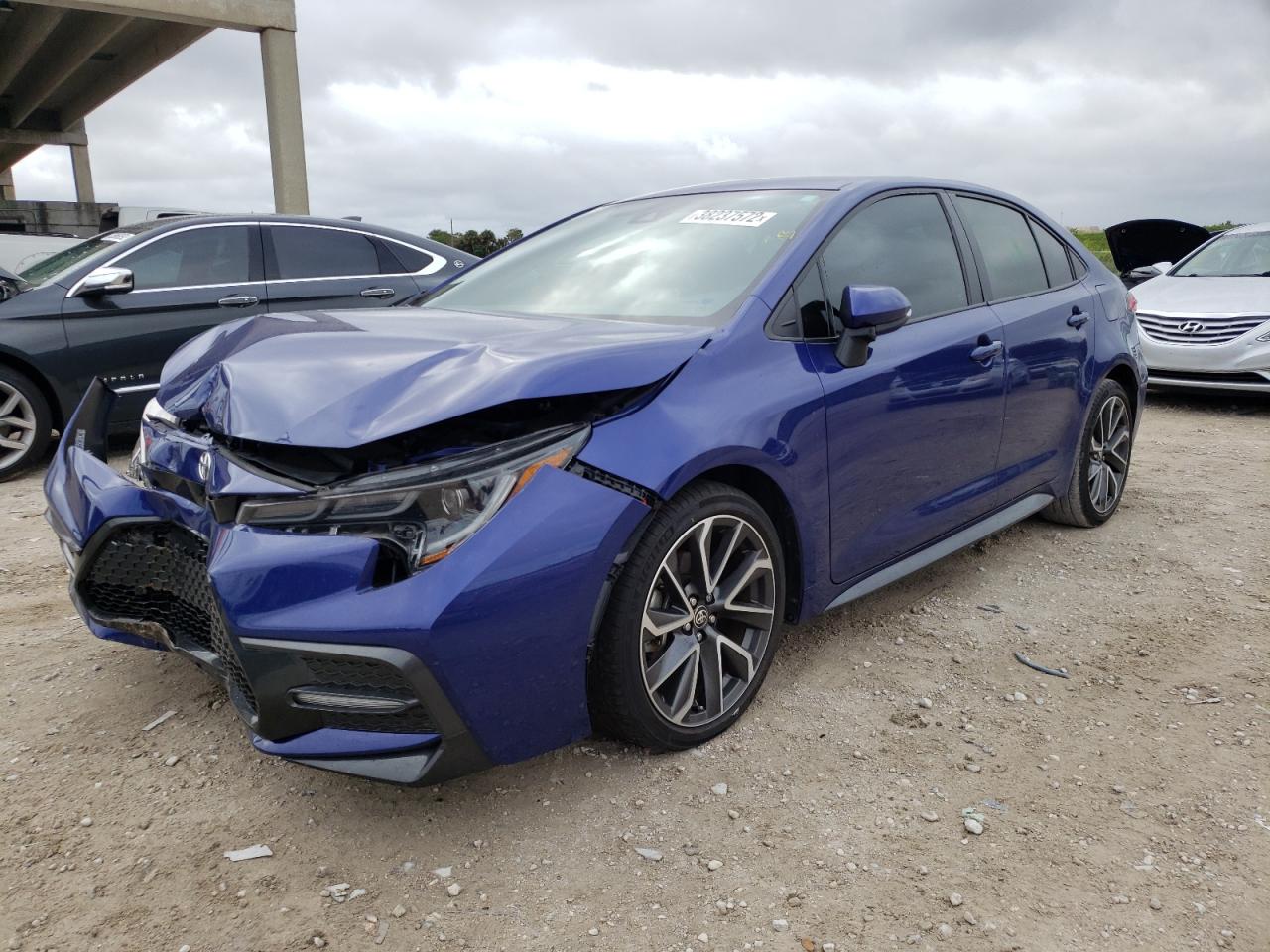Photo 2 from auction – 2020 TOYOTA COROLLA SE with VIN 5YFS4RCE3LP015420