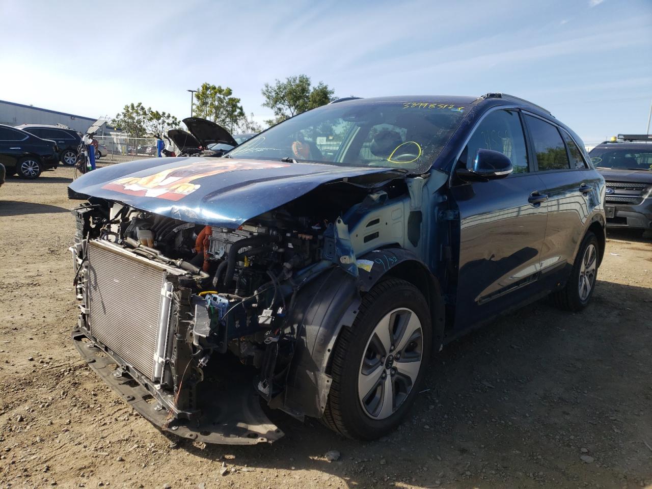Photo 2 from auction – 2019 KIA NIRO TOURI with VIN KNDCE3LC5K5224229
