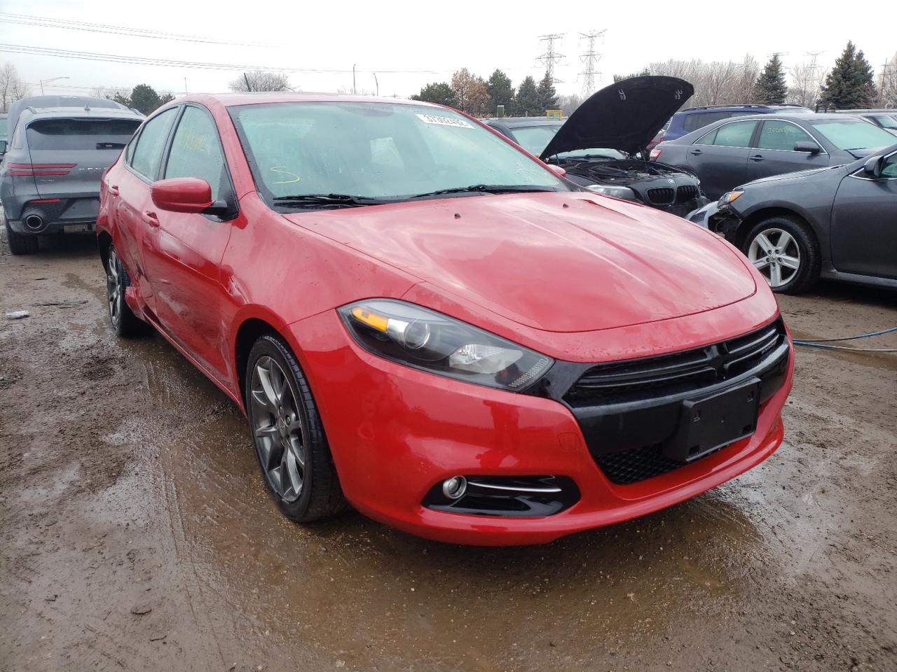 DODGE DART SXT 2014 with VIN 1C3CDFBB3ED863186 - Photo from auction