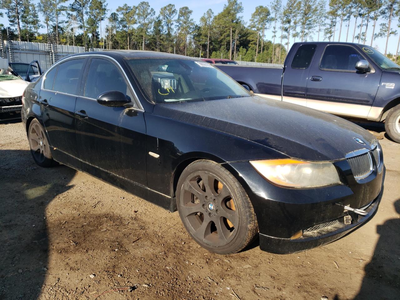 BMW 335 I 2008 with VIN WBAVB77528NH80222 - Photo from auction