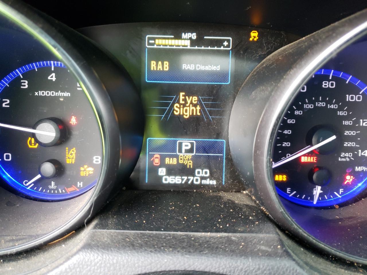 Photo 8 from auction – 2017 SUBARU OUTBACK 2. with VIN 4S4BSANC7H3250384