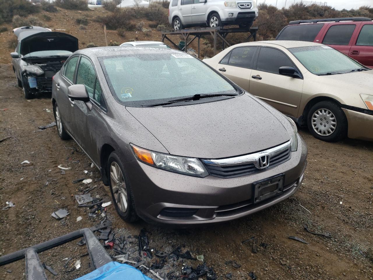 HONDA CIVIC EX 2012 with VIN 19XFB2F80CE380899 - Photo from auction