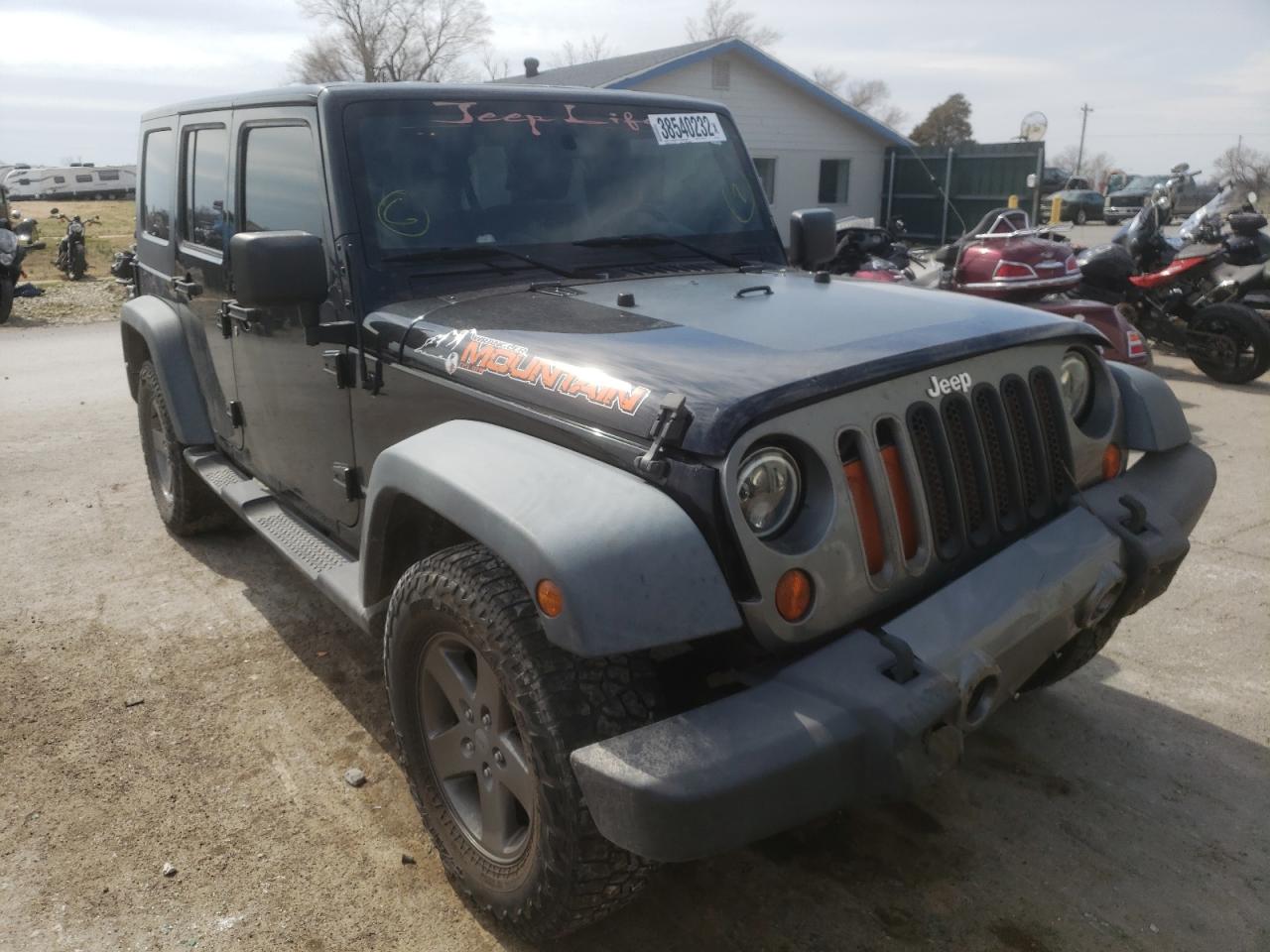 JEEP WRANGLER U 2010 with VIN 1J4BA3H17AL227572 - Photo from auction