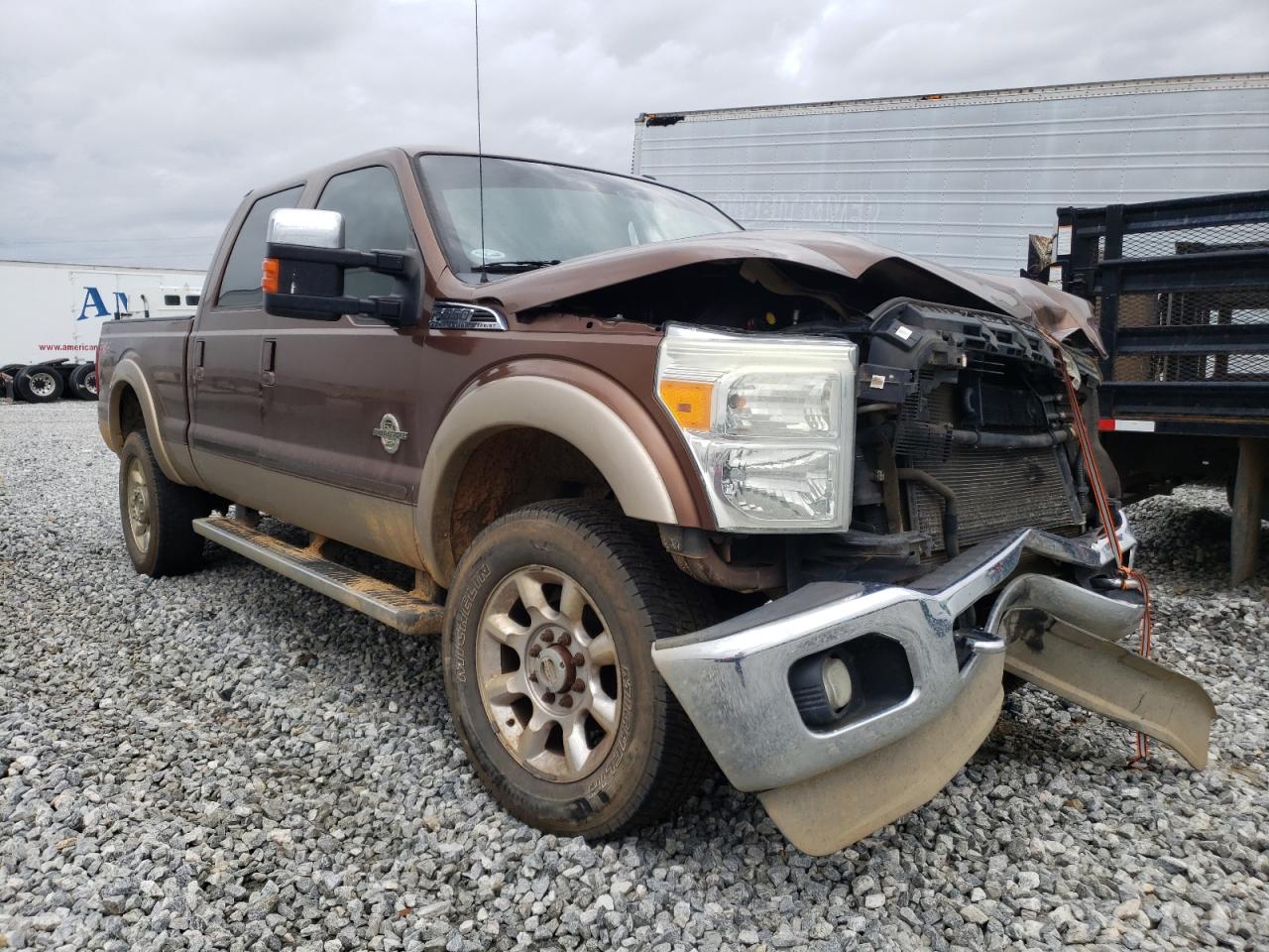 FORD F350 SUPER 2011 with VIN 1FT8W3BTXBEB02678 - Photo from auction