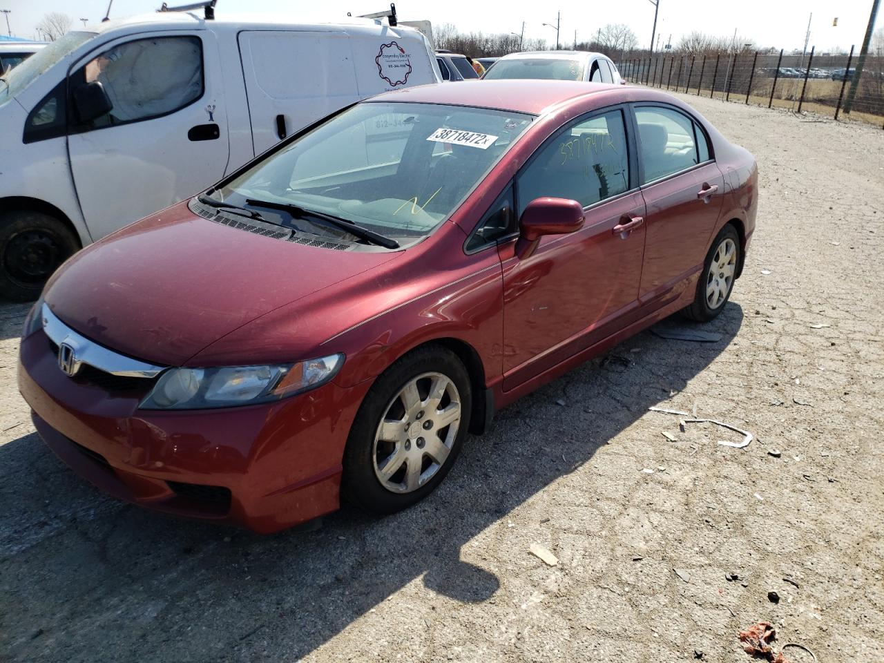 Photo 2 from auction – 2011 HONDA CIVIC LX with VIN 2HGFA1F53BH548168