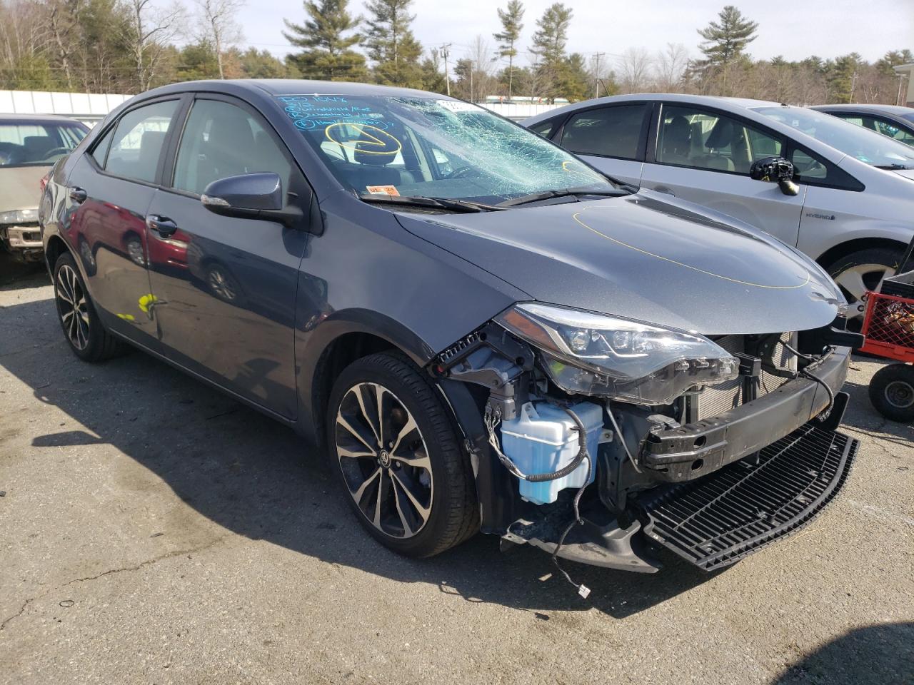 TOYOTA COROLLA L 2019 with VIN 2T1BURHE7KC197971 - Photo from auction