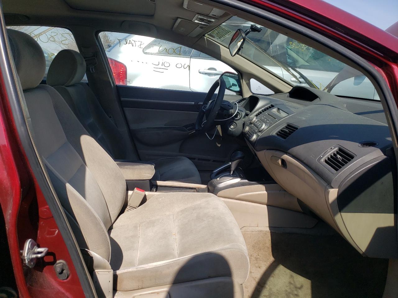 Photo 5 from auction – 2009 HONDA CIVIC EX with VIN 19XFA16849E010593