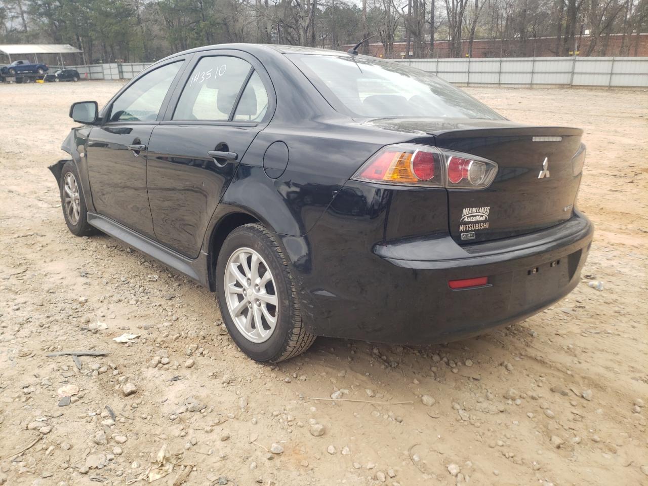 Photo 3 from auction – 2012 MITSUBISHI LANCER SE with VIN JA32V2FW2CU018965
