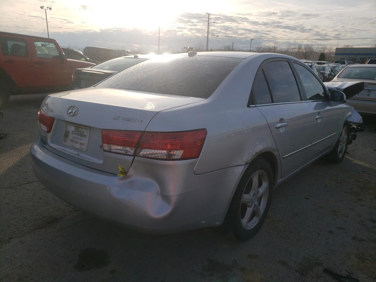 Photo 4 from auction – 2008 HYUNDAI SONATA SE with VIN 5NPEU46C38H309852
