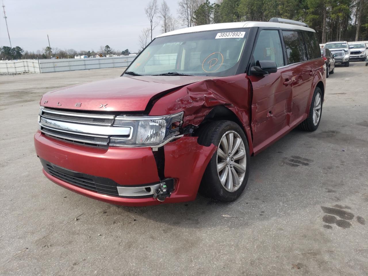 Photo 2 from auction – 2013 FORD FLEX SEL with VIN 2FMGK5C86DBD01086
