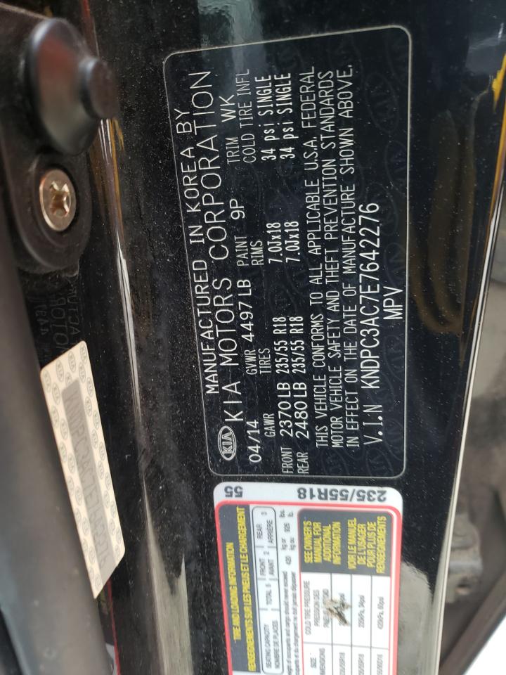 Photo 10 from auction – 2014 KIA SPORTAGE E with VIN KNDPC3AC7E7642276